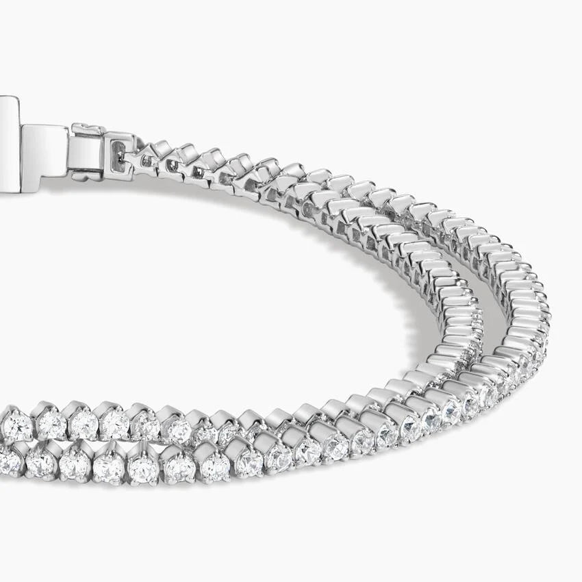 Wrap Lab Diamond Tennis Bracelet (2 1/4 ct. tw.) in 18K White Gold