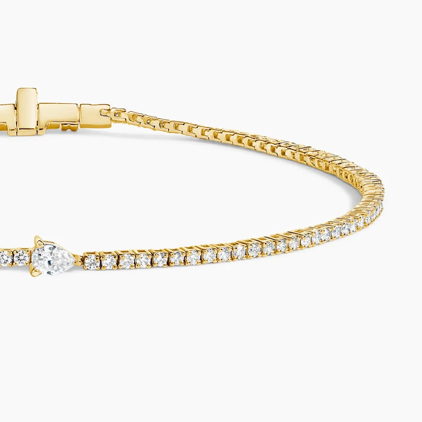 Aster Lab Diamond Tennis Bracelet (1 1/5 ct. tw.) in 18K Yellow Gold