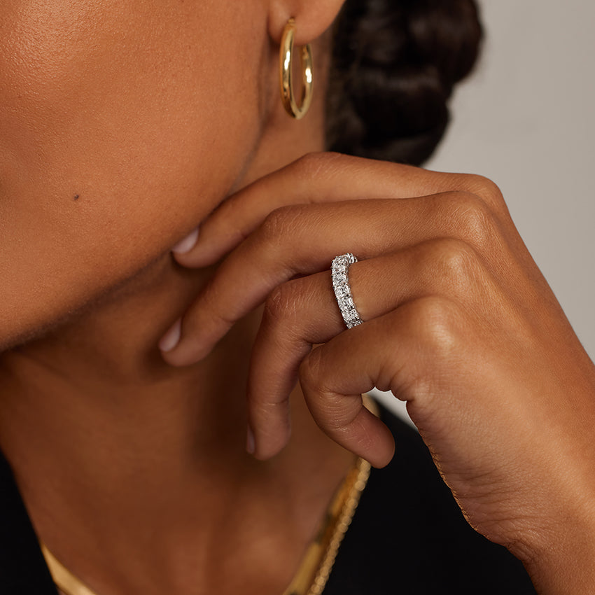 Radiant Eternity Lab Diamond Ring (3 ct. tw.)