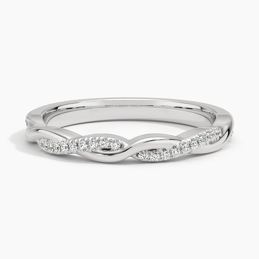 Petite Twisted Vine Lab Diamond Ring (1/8 ct. tw.)