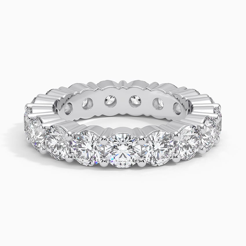 London Lab Diamond Ring in 14K White Gold