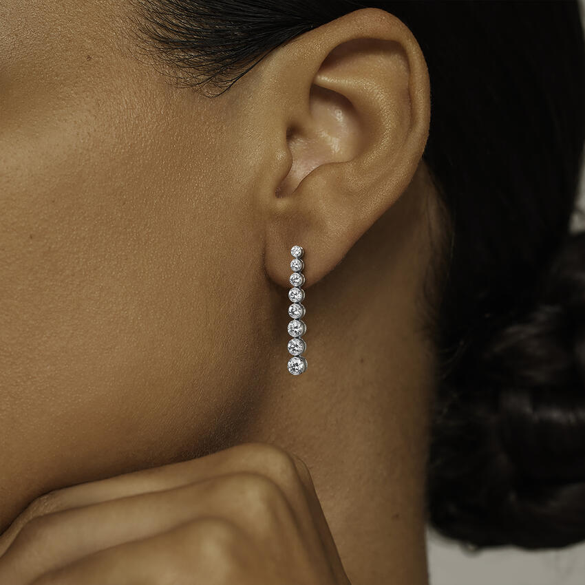 Colette Lab Diamond Tennis Earrings (1 1/2 ct. tw.)