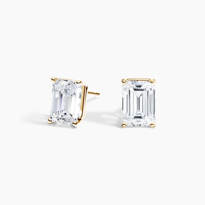 Emerald Cut Lab Grown Diamond Stud Earrings (1 1/2 ct. tw.)