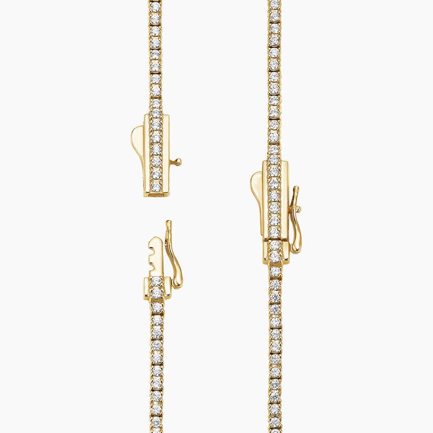 16 in. Perfect Four-Prong Lab Diamond Tennis Necklace (3 ct. tw.) in 14K White Gold