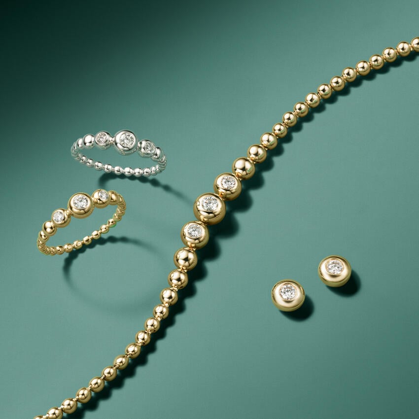 Lab Diamond Bubble Necklace (2/5 ct. tw.)