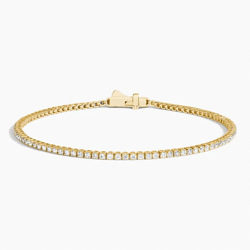 6.5 in. Petite Lab Diamond Tennis Bracelet (1 1/2 ct. tw.) in 14K Yellow Gold