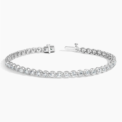 7 in. Certified Lab Diamond Tennis Bracelet (3 ct. tw.) in 18K White Gold