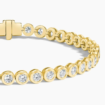 Bezel Lab Diamond Tennis Bracelet (2 7/8 ct. tw.) in 14K Yellow Gold