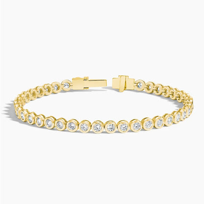 Bezel Lab Diamond Tennis Bracelet (2 7/8 ct. tw.) in 14K Yellow Gold