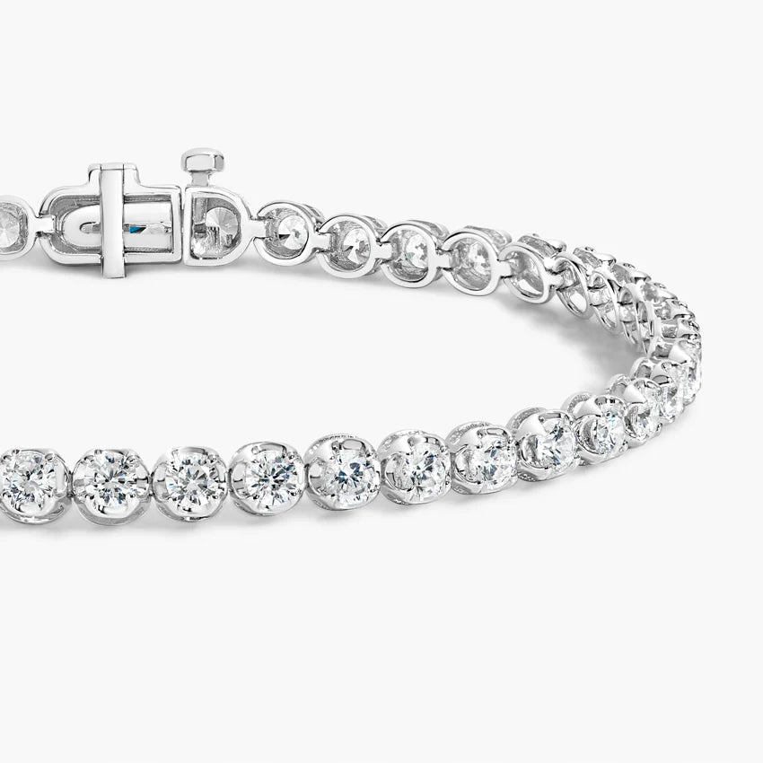 6.5 in. Certified Lab Diamond Tennis Bracelet (3 ct. tw.) in 18K White Gold