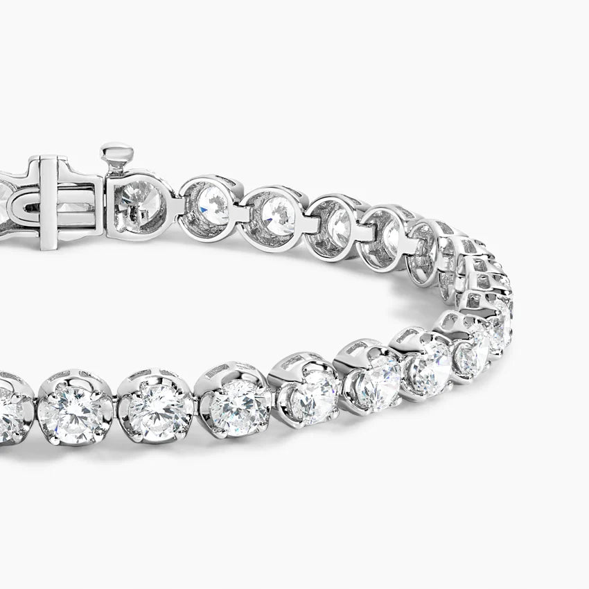 6.5 in. Certified Lab Diamond Tennis Bracelet (5 ct. tw.) in 18K White Gold