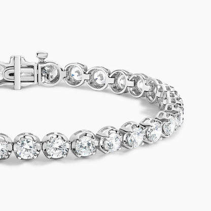6.5 in. Certified Lab Diamond Tennis Bracelet (5 ct. tw.) in 18K White Gold