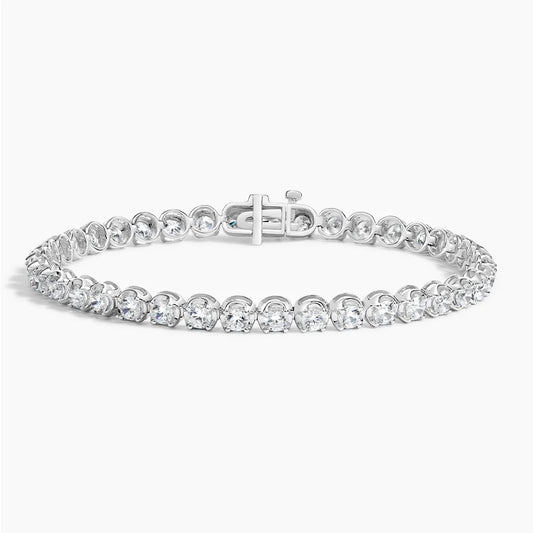 6.5 in. Certified Lab Diamond Tennis Bracelet (4 ct. tw.) in 18K White Gold