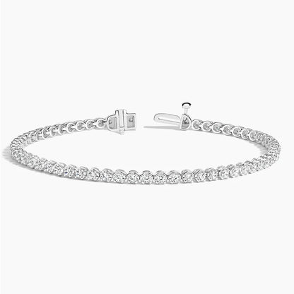 6.5 in. Certified Lab Diamond Tennis Bracelet (1 ct. tw.) in 18K White Gold