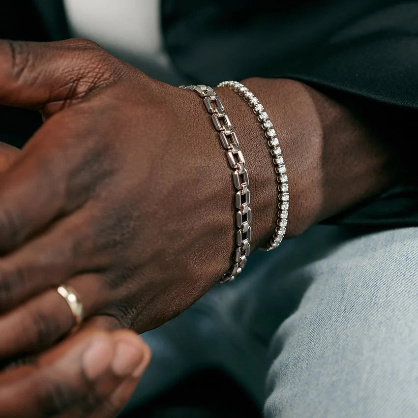 7 in. Certified Lab Diamond Tennis Bracelet (4 ct. tw.) in 18K White Gold