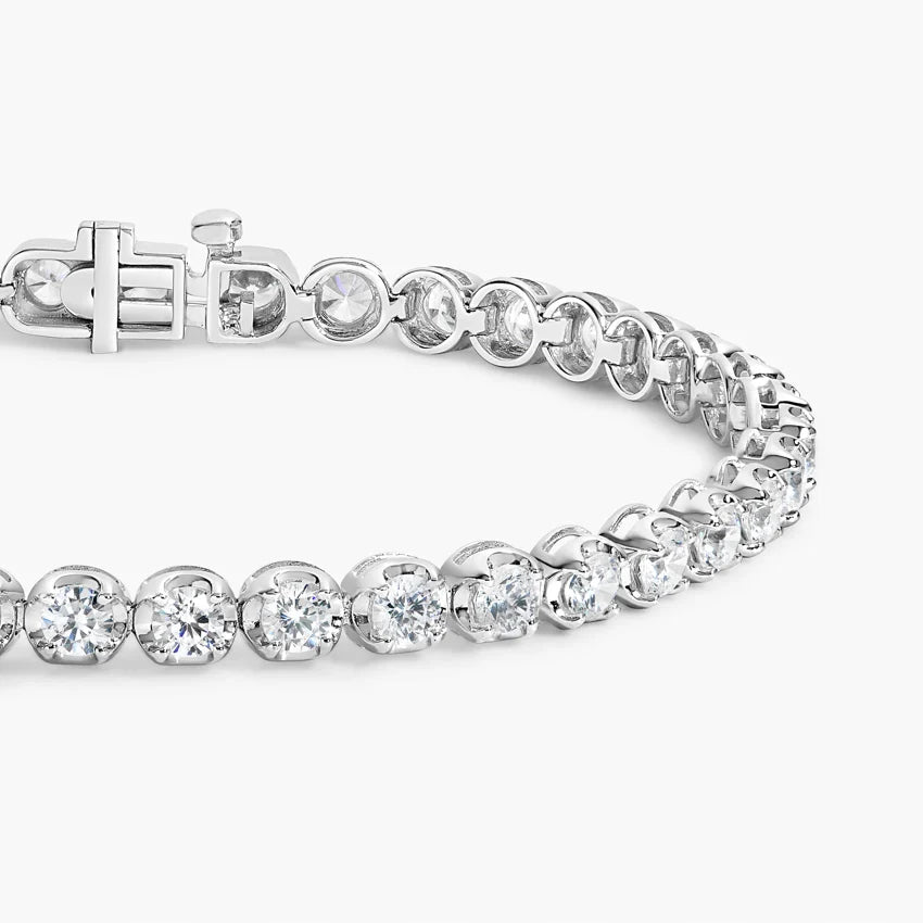 7 in. Certified Lab Diamond Tennis Bracelet (4 ct. tw.) in 18K White Gold