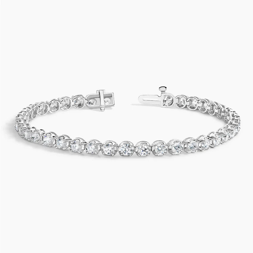 7 in. Certified Lab Diamond Tennis Bracelet (4 ct. tw.) in 18K White Gold