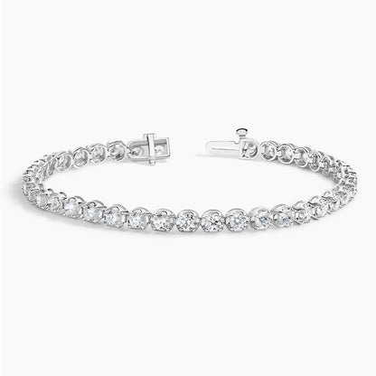7 in. Certified Lab Diamond Tennis Bracelet (4 ct. tw.) in 18K White Gold