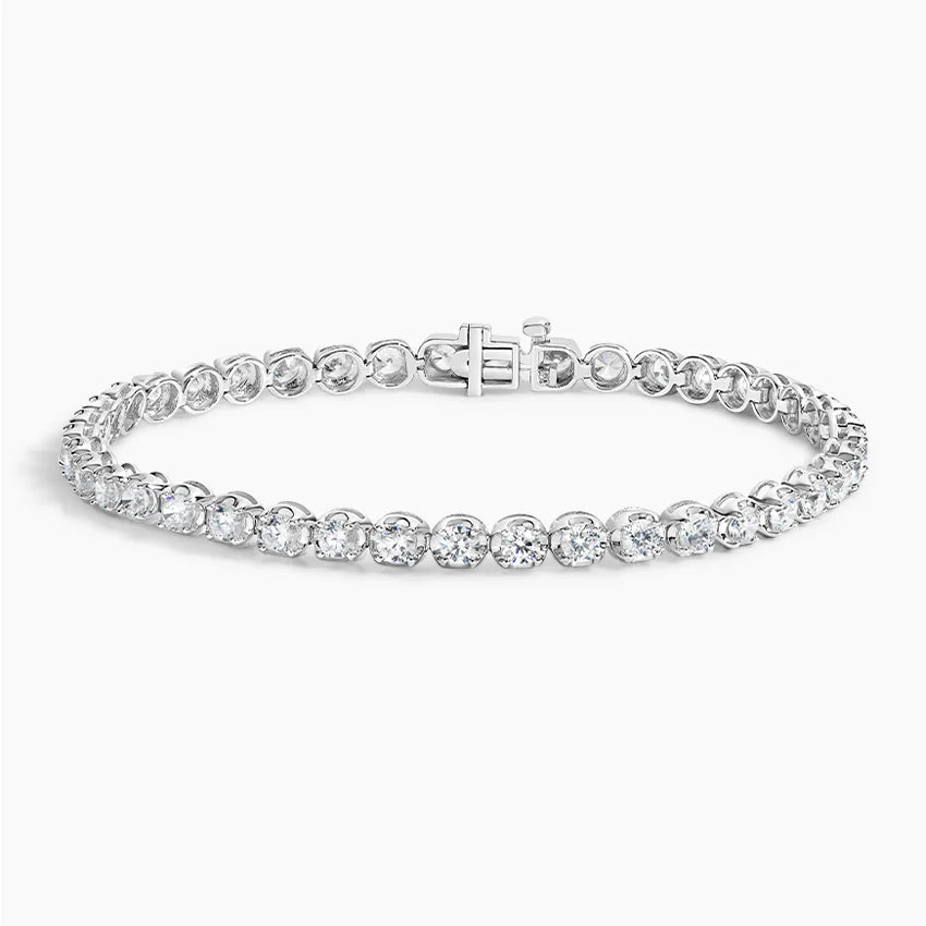 7 in. Certified Lab Diamond Tennis Bracelet (4 ct. tw.) in 18K White Gold