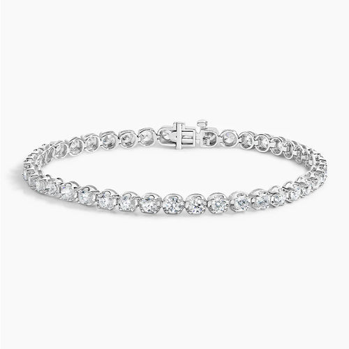 7 in. Certified Lab Diamond Tennis Bracelet (4 ct. tw.) in 18K White Gold