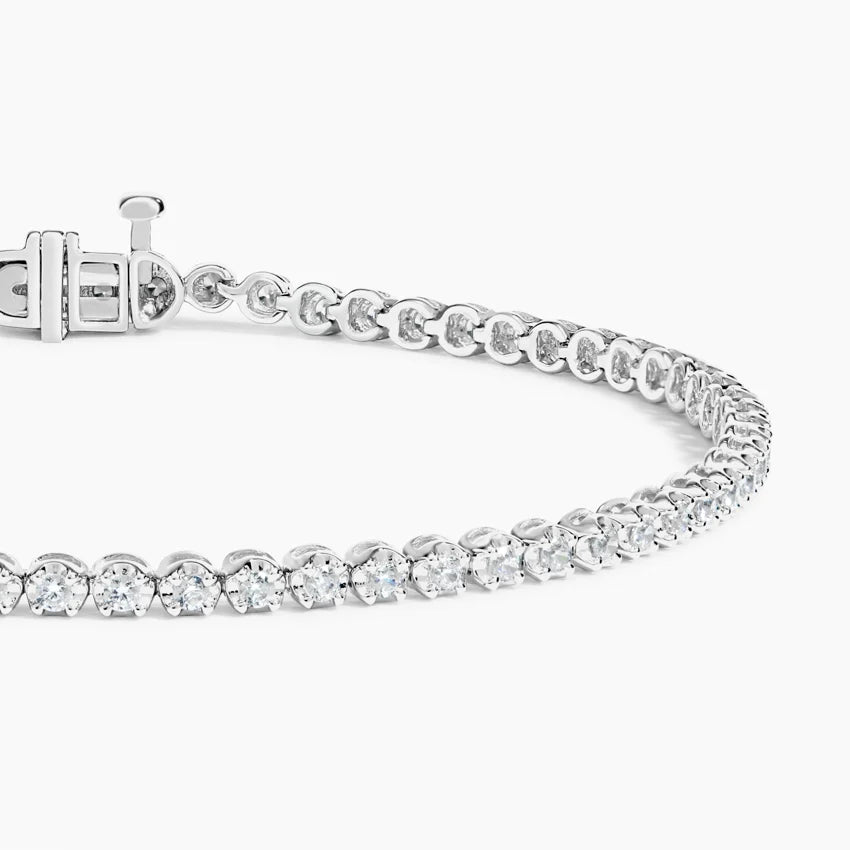7 in. Certified Lab Diamond Tennis Bracelet (1 ct. tw.) in 18K White Gold