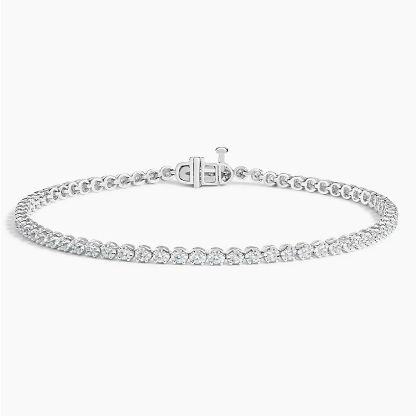 7 in. Certified Lab Diamond Tennis Bracelet (1 ct. tw.) in 18K White Gold