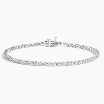 7 in. Certified Lab Diamond Tennis Bracelet (1 ct. tw.) in 18K White Gold
