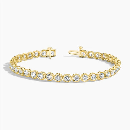 7 in. Certified Lab Diamond Tennis Bracelet (5 ct. tw.) in 18K Yellow Gold