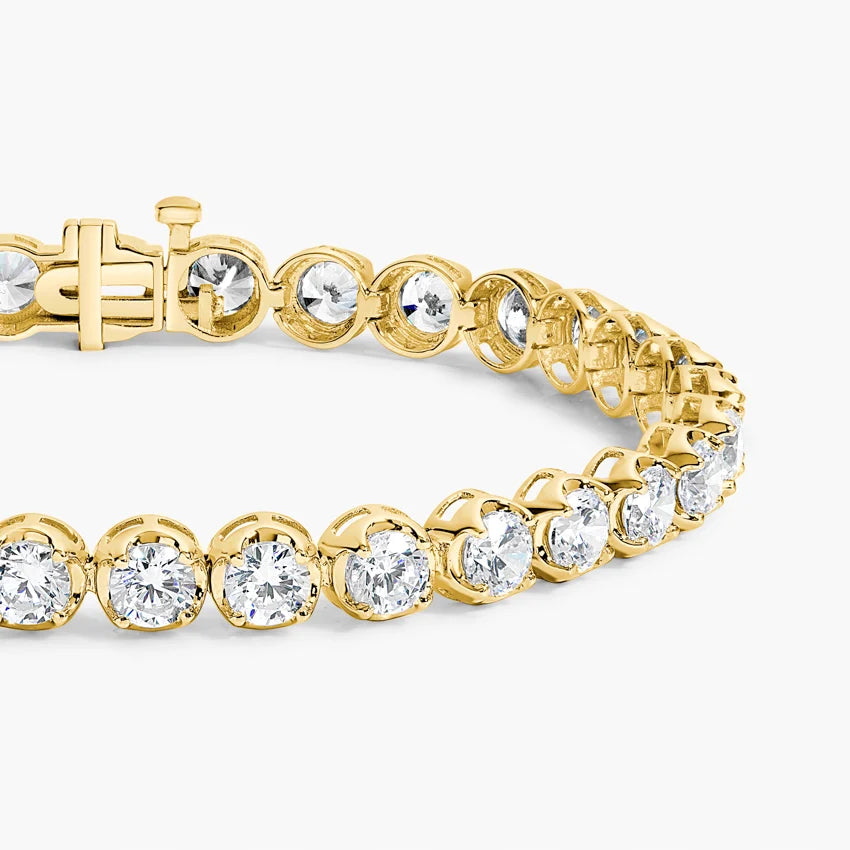 6.5 in. Certified Lab Diamond Tennis Bracelet (7 ct. tw.) in 18K Yellow Gold