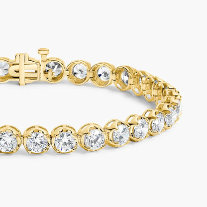 6.5 in. Certified Lab Diamond Tennis Bracelet (7 ct. tw.) in 18K Yellow Gold