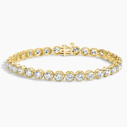 6.5 in. Certified Lab Diamond Tennis Bracelet (7 ct. tw.) in 18K Yellow Gold