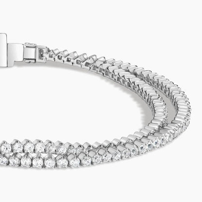 Wrap Lab Diamond Tennis Bracelet (2 1/4 ct. tw.) in 18K White Gold