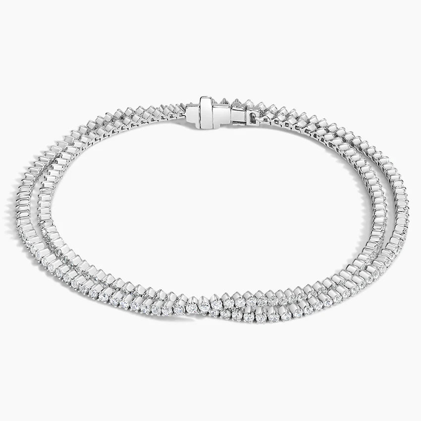 Wrap Lab Diamond Tennis Bracelet (2 1/4 ct. tw.) in 18K White Gold