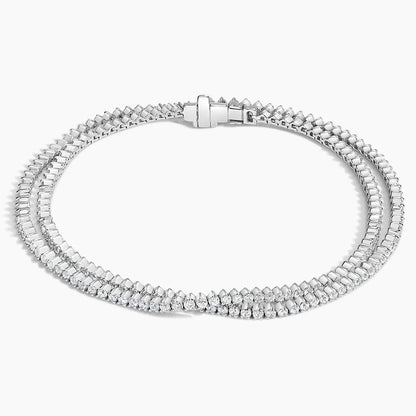 Wrap Lab Diamond Tennis Bracelet (2 1/4 ct. tw.) in 18K White Gold