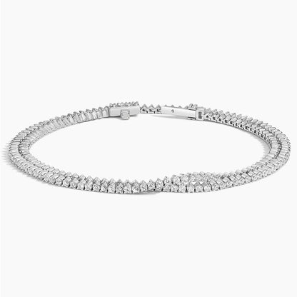 Wrap Lab Diamond Tennis Bracelet (2 1/4 ct. tw.) in 18K White Gold