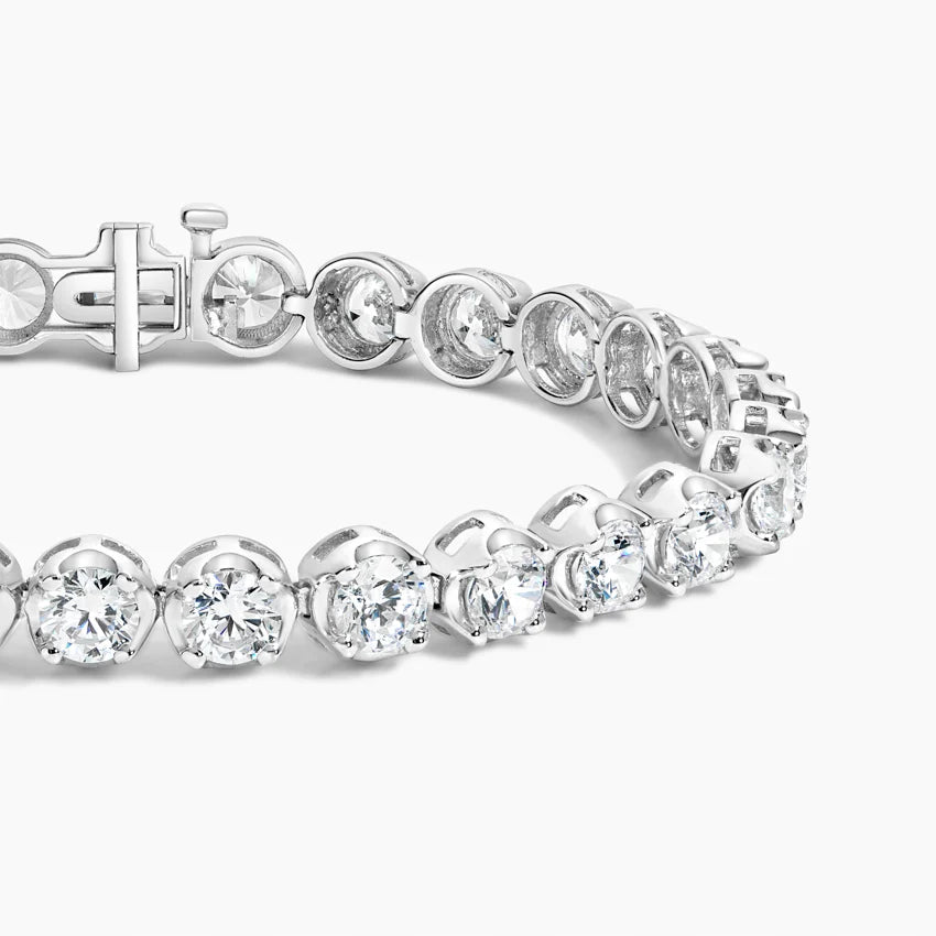 7 in. Certified Lab Diamond Tennis Bracelet (10 ct. tw.) in Platinum