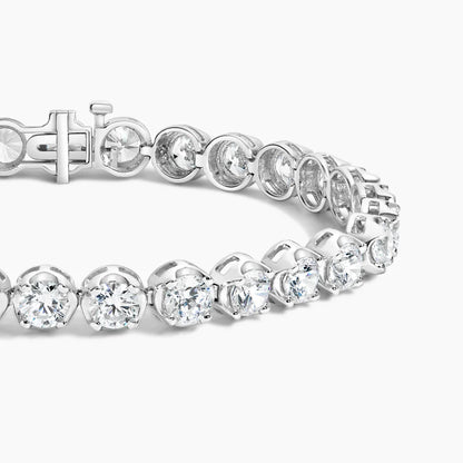 7 in. Certified Lab Diamond Tennis Bracelet (10 ct. tw.) in Platinum