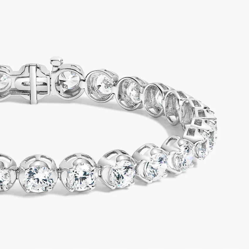 7 in. Certified Lab Diamond Tennis Bracelet (12 ct. tw.) in 18K White Gold