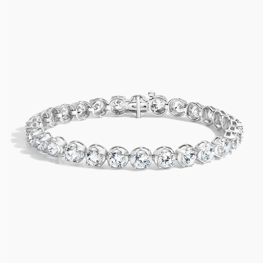 7 in. Certified Lab Diamond Tennis Bracelet (12 ct. tw.) in 18K White Gold