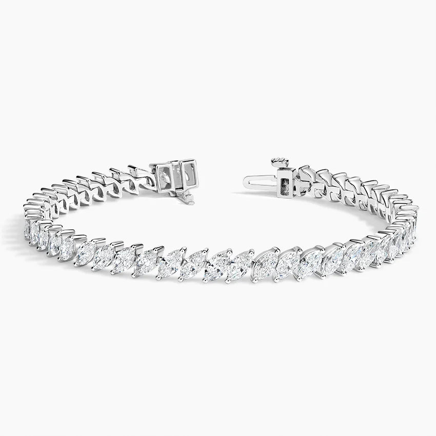 Marquise Lab Diamond Tennis Bracelet (8 1/3 ct. tw.) in 18K White Gold