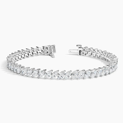 Marquise Lab Diamond Tennis Bracelet (8 1/3 ct. tw.) in 18K White Gold