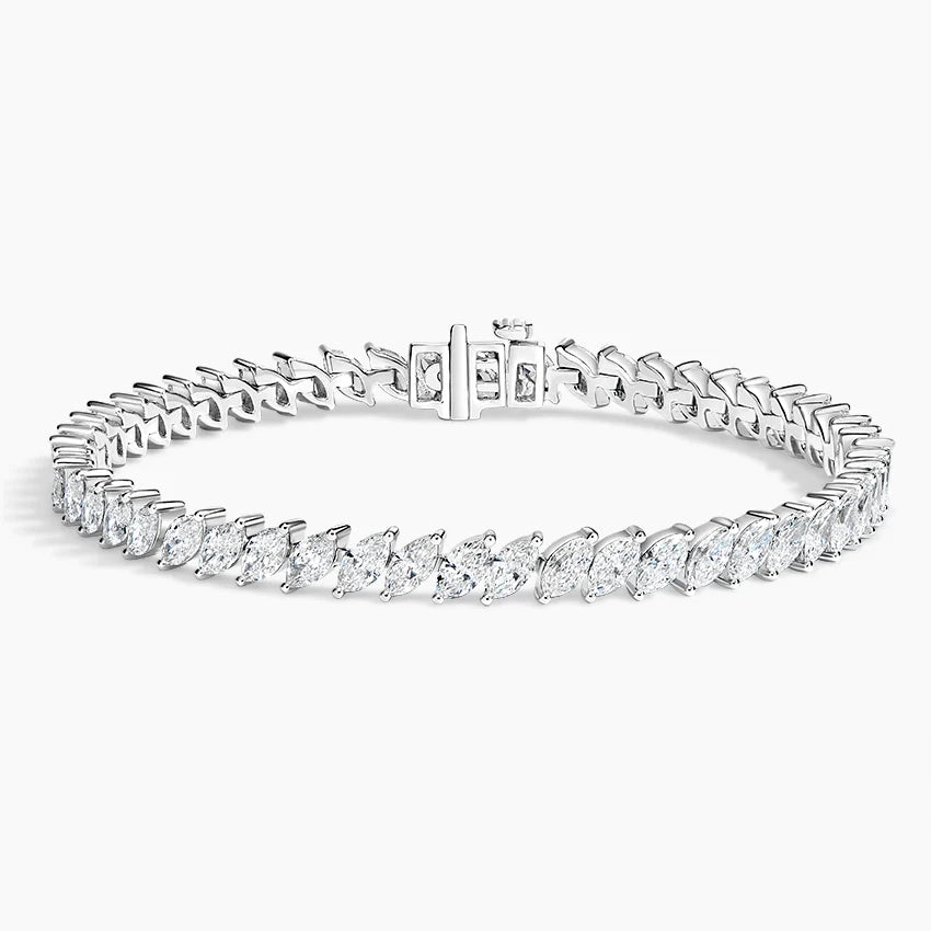 Marquise Lab Diamond Tennis Bracelet (8 1/3 ct. tw.) in 18K White Gold