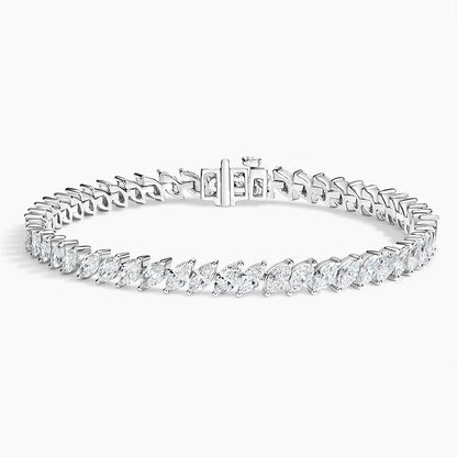 Marquise Lab Diamond Tennis Bracelet (8 1/3 ct. tw.) in 18K White Gold