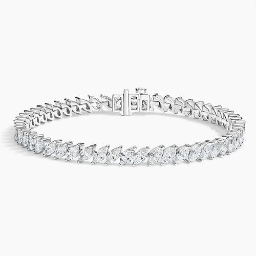 Marquise Lab Diamond Tennis Bracelet (8 1/3 ct. tw.) in 18K White Gold