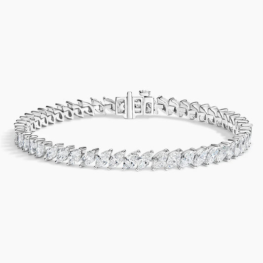 Marquise Lab Diamond Tennis Bracelet (8 1/3 ct. tw.) in 18K White Gold