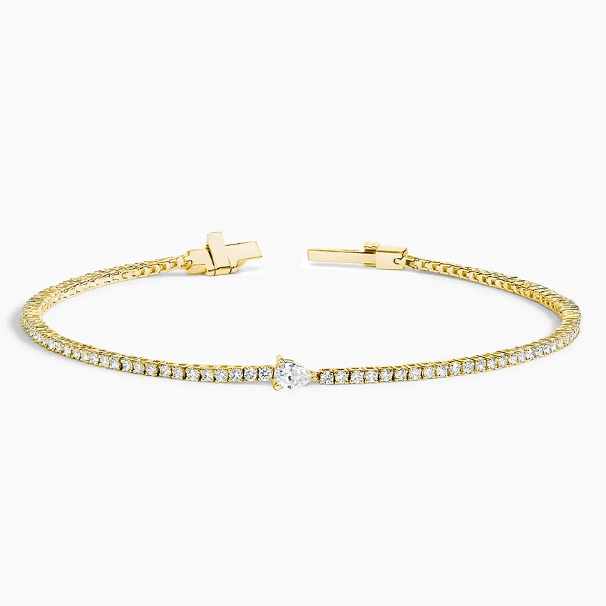 Aster Lab Diamond Tennis Bracelet (1 1/5 ct. tw.) in 18K Yellow Gold
