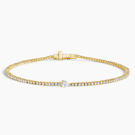 Aster Lab Diamond Tennis Bracelet (1 1/5 ct. tw.) in 18K Yellow Gold