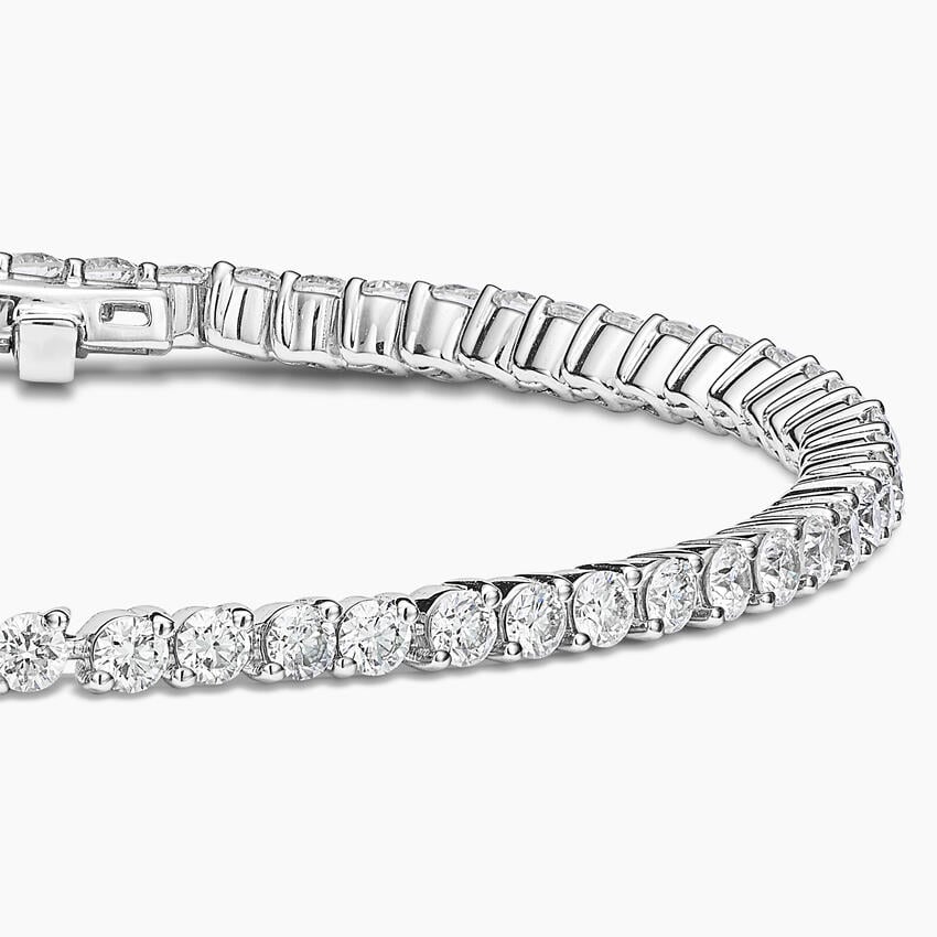 Angled Lab Diamond 6.5 in. Tennis Bracelet (2 1/2 ct. tw.) in 18K White Gold