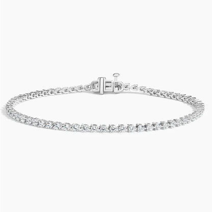 Three-Prong Lab Diamond Tennis Bracelet (2 ct. tw.) in 18K White Gold