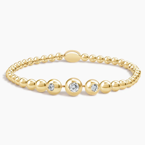 Lab Diamond Bubble Bracelet (2/5 ct. tw.) in 14K Yellow Gold
